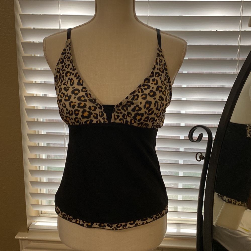 Leopard tankini skirt set - Picture 5 of 9